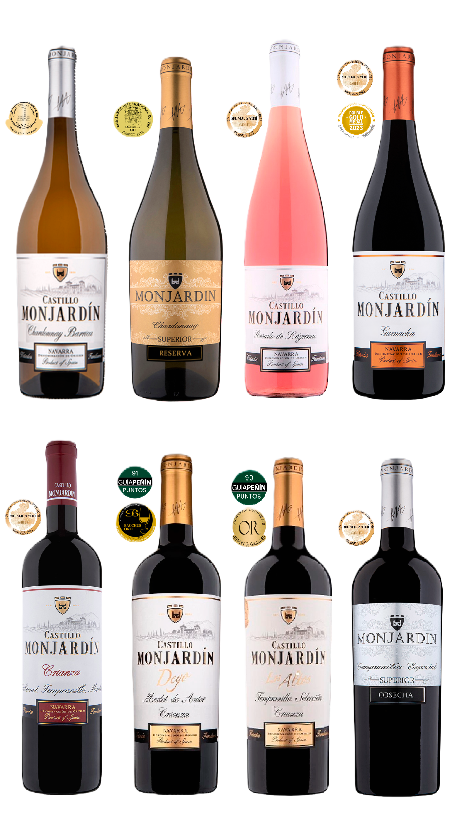 Vinos premiados